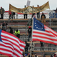 Supporters of U.S. President Donald Trump gather in front of the U.S. Capitol Building in Washington, U.S. January 6, 2021.